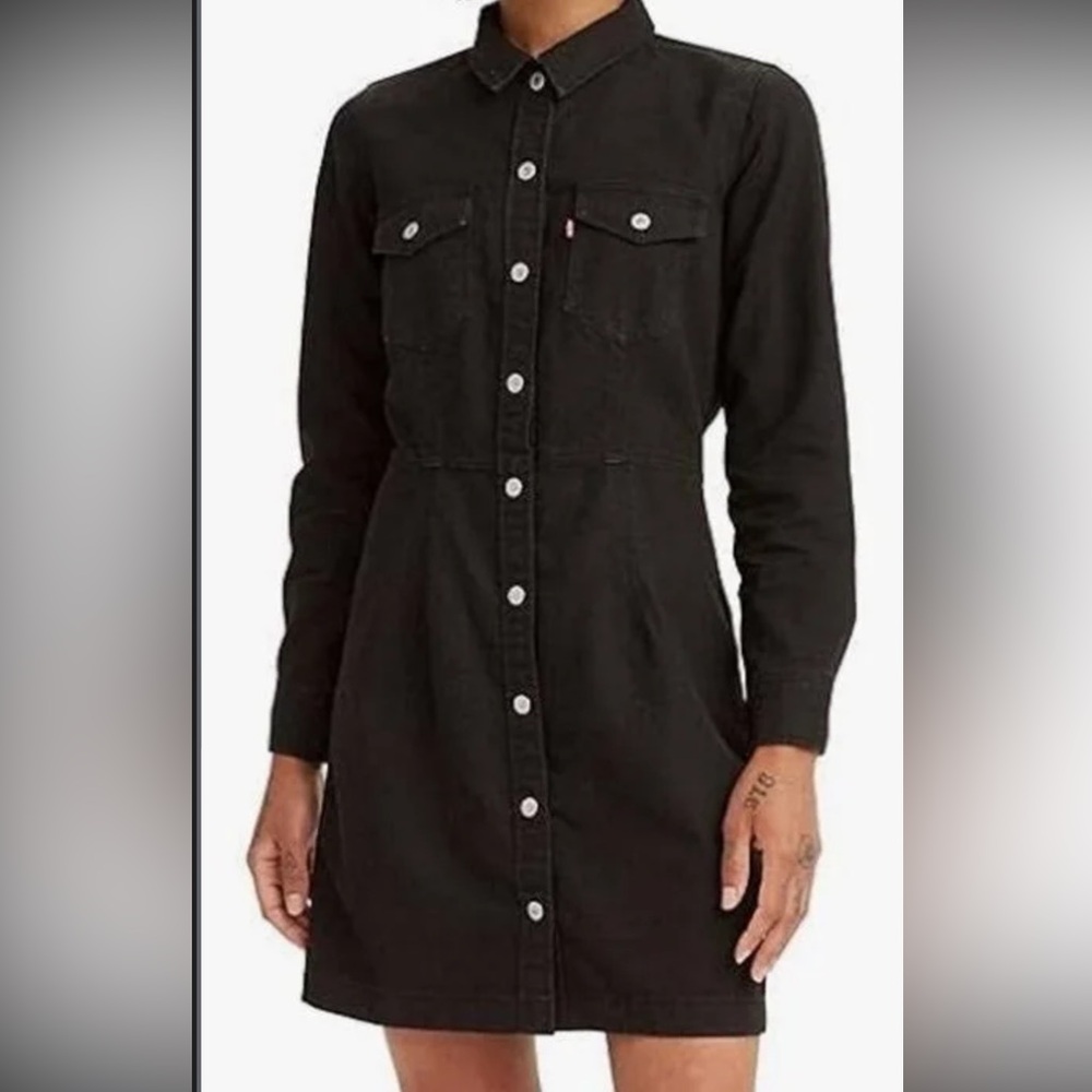 Levi Ellie denim shirt dress